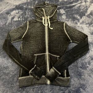 SO Charcoal Zip Hoodie